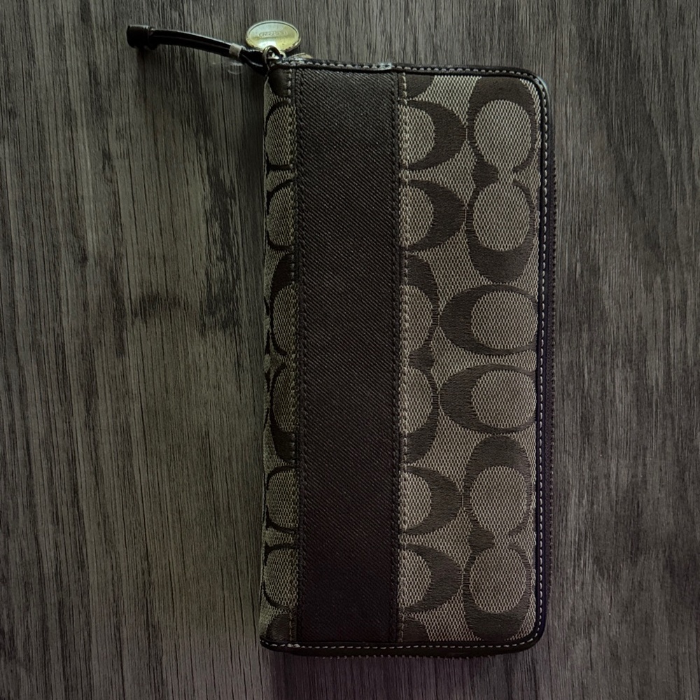 Brown Authentic Coach Wallet